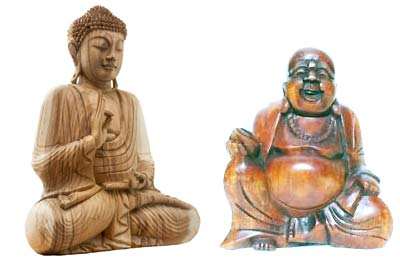 Buddhas aus Holz