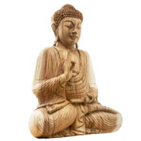 Buddhas aus Holz