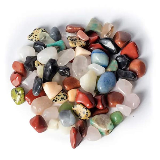 Trommelsteine Mix aus Brasilien, 1-3 cm, 800g