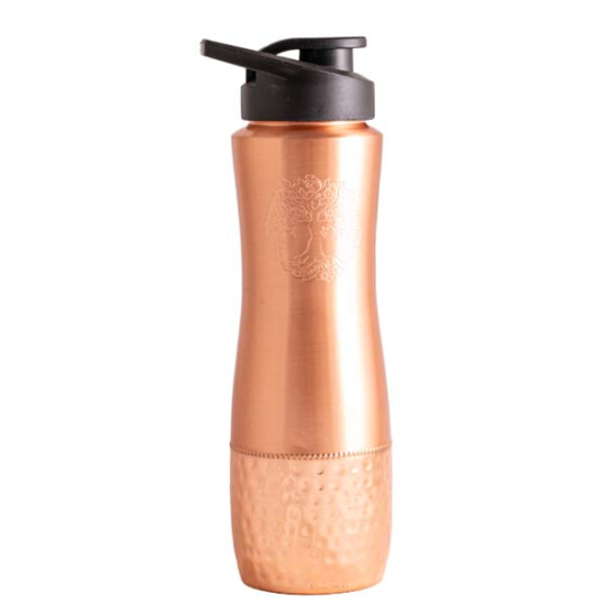 Kupfertrinkflasche mit Yggdrasil