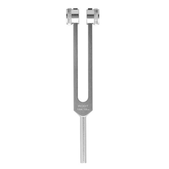 Stimmgabel Wurzel Chakra / Tageston 194, 18hz