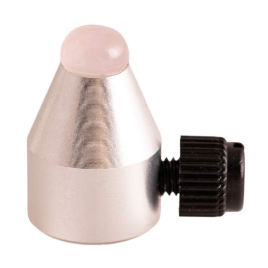 Stimmgabel Aufsatz Rosenquarz