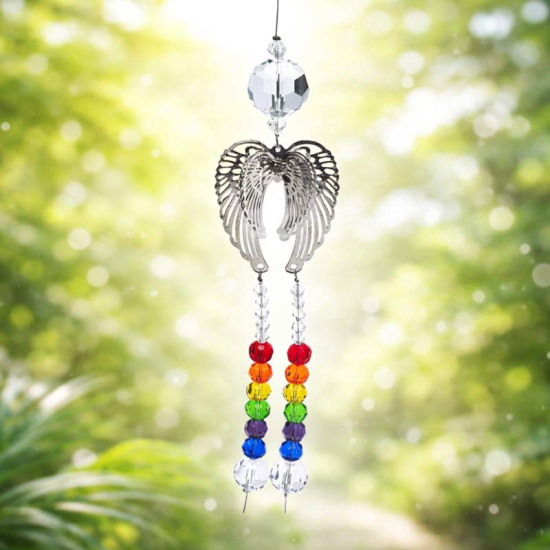 Suncatcher - Wings - Engelsflügel Kristallanhänger