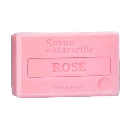 Natürliche Marseille Seife Rose 100g – Französische Wellnessseife mit edlem Rosenduft