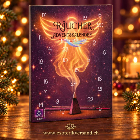 Holy Smokes Räucher-Adventskalender mit Keramikhalter & Gheelicht