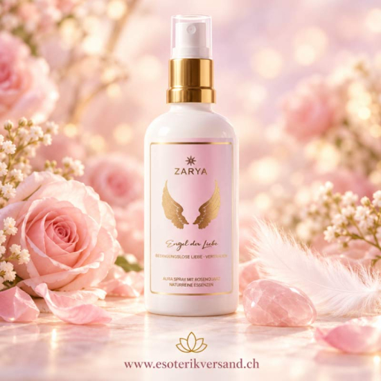 Engel der Liebe – Engel Aura Spray mit Rosenquarz, 100 ml