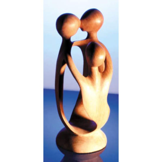 Soar-Holz Figur Dreiheit, 20cm
