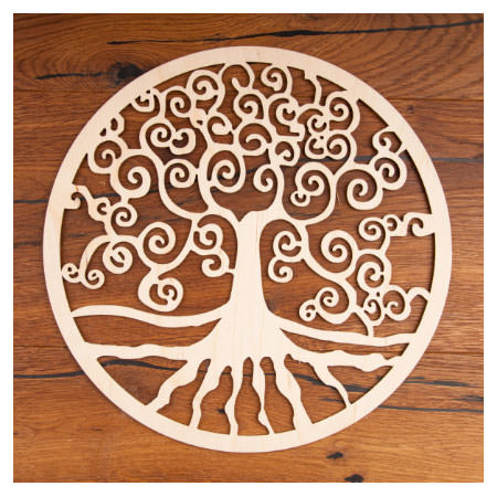 Yggdrasil aus Holz 30 cm