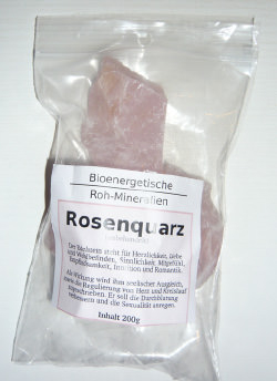 Trinkwassermineral - Rosenquarz