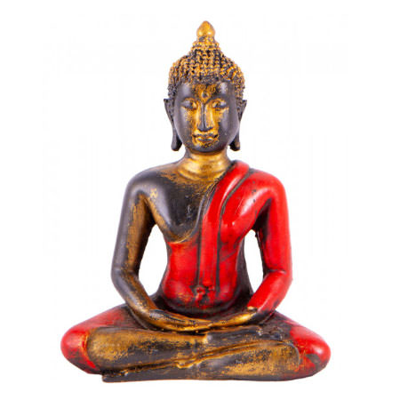 Buddha aus Fiberglas, rot
