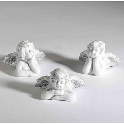 Engel Festivo, 3er SET, 12 x 8 x 7cm