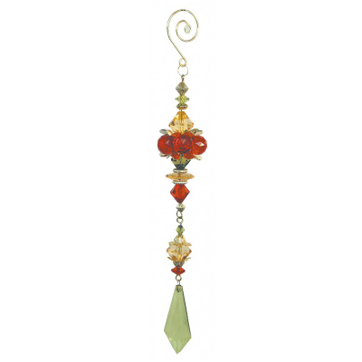 Dekorationshänger Ornament, bunt, 18 cm