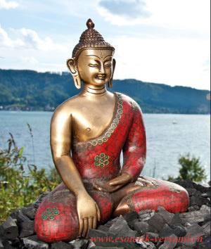 Aksobhya Buddha Gewand in rot