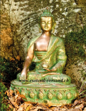Aksobhya Buddha Gewand in Grün