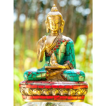 Kanakamuni Buddha sitzend, 11,5 cm