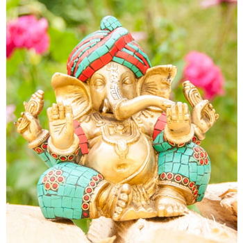 Ganesha sitzend, 16 cm