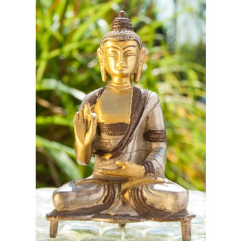 Kanakamuni Buddha sitzend, 13 cm