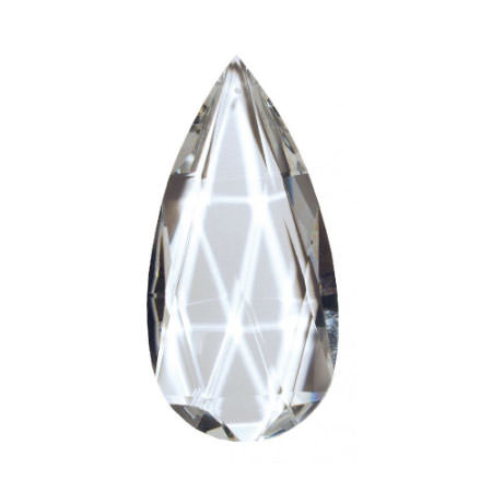 Kristall Drachenträne 114mm, Glas, bleifrei