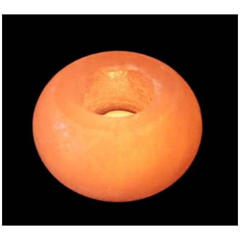 Salzkristall Teelichthalter, Sphere