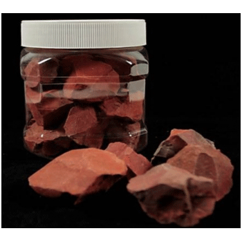 Jaspis rot Edelsteinchips, in Dose, 600 g