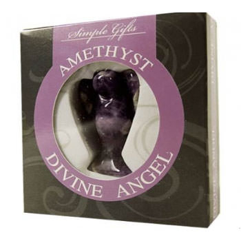 Engel Amethyst in schöner Geschenkbox