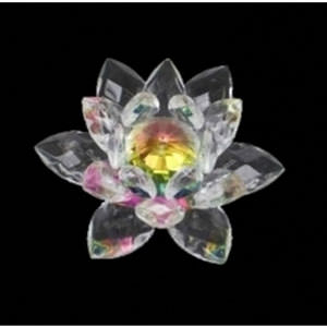 Kristall Lotus Blume, 9 cm