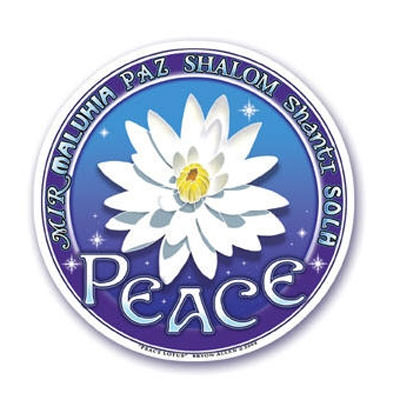 Fensterbild Lotus des Friedens