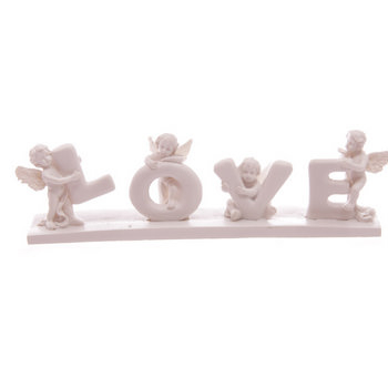 Engelchen - LOVE - Buchstaben auf Sockel, 4.5 cm