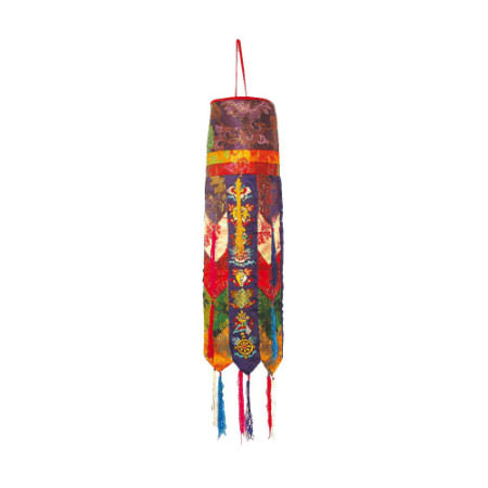 Tibetischer Raumschmuck Chhakur Hung Brokat 15x88cm