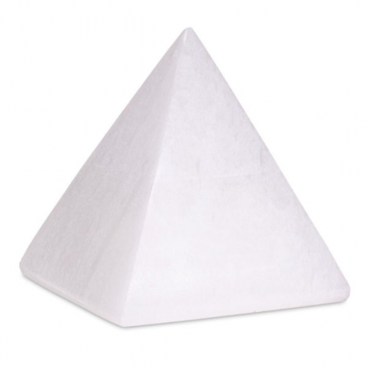 Selenit Pyramide, 8 cm