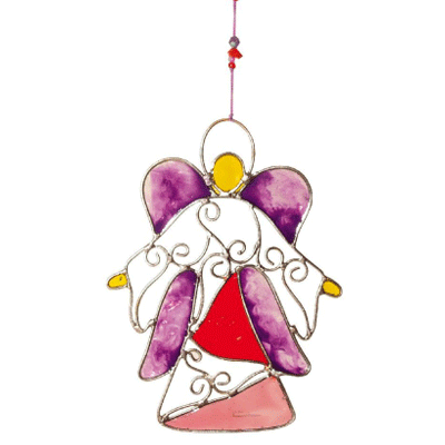 Suncatcher Engel Ornament, 15 cm