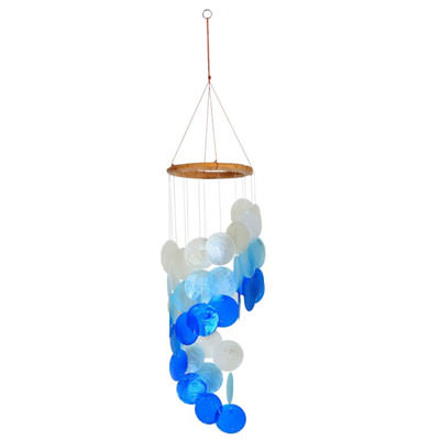 Mobile Suncatcher in blau, 40 cm