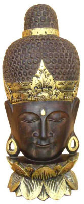 Buddha - Maske 100cm, stehend