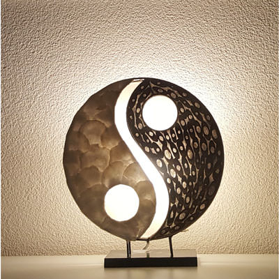 Leuchte Ying Yang natur 30 cm