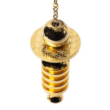Pendel aus Messing mit der Blume des Lebens, 5cm