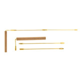 Winkelrute 3-teilig zum Reisen, mit Tasche