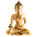 Medizin Buddha – Messing mit edlem Gold matt Finish