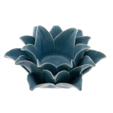 Teelichthalter - Blaue Lilie, klein