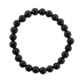 Schungit Armband mit kleinen Perlen