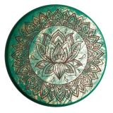 Energiebild Lotus, Türkis/Gold