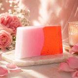 Handgemachte Naturseife Japanese Rose 80g – Luxuriöse Rosenpflege mit elegantem Blütenduft