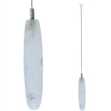 Einhandrute Bergkristall mit Blume des Lebens