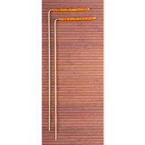 Wünschelrute, 34 cm, aus Messing mit Kupfergriff