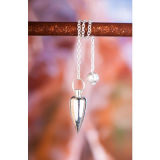 Zapfenpendel, versilbert