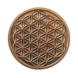 Glücksmünze - Blume des Lebens