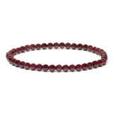 Granat Armband, elastisch