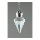 Pendel Kristall facettiert mit Kammer