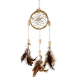 Traumfänger in beige, klein