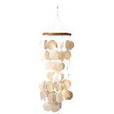 Muschel Windspiel natur