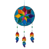 Suncatcher Traumfänger Stern, bunt, 40 cm